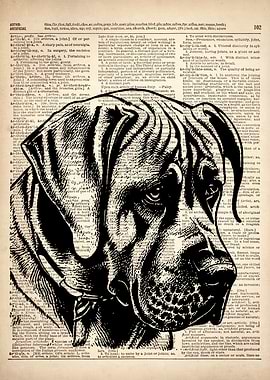 Boerboels dog art