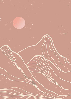 MOUNTAIN LINE ART