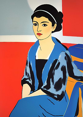 French Woman Portrait