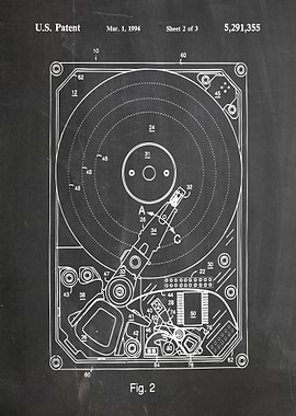 10 inch hard disk patent