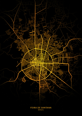 Feira de Santana City Map