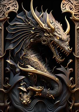 Dragon Emperor Art Deco