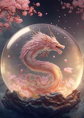 crystal chinese dragon