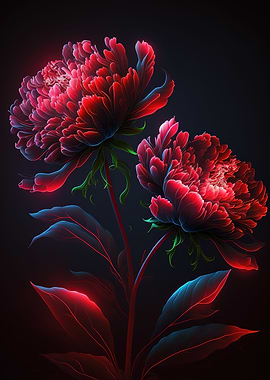 peony flowers