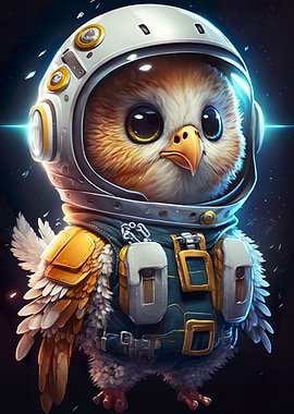 Astronaut Space Eagle