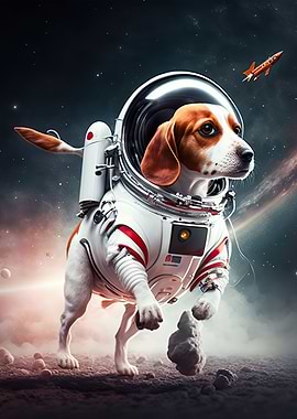 Astronaut Dog