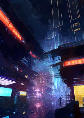 Neon city