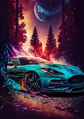 Burst of Color on Wheels