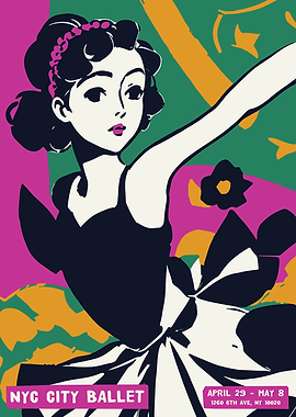 NYC Ballet Poster