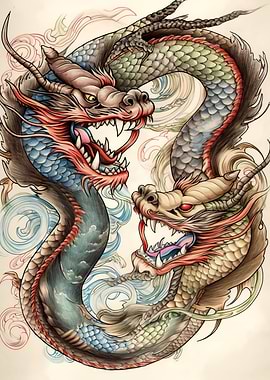 Elegant Dragon Decor