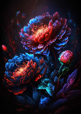 peony flowers