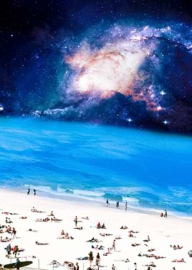 Nebula Space Beach