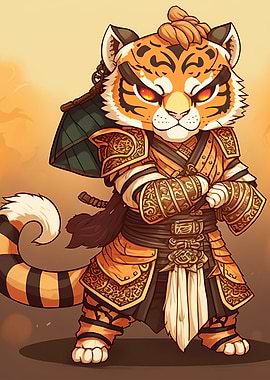 Tiger warrior chibi