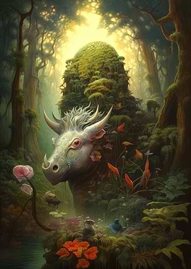 Surreal Giant Forest Hog 3