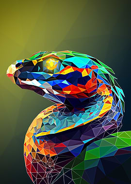 Snake portrait