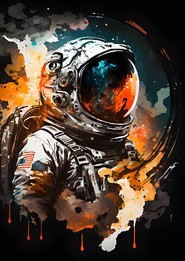 astronaut in space