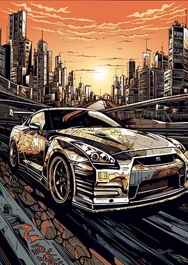 City Skyline GTR R35