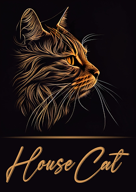 Elegant House Cat