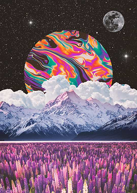 Iceberg and Flower Garden