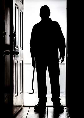 Intruder with Crowbar