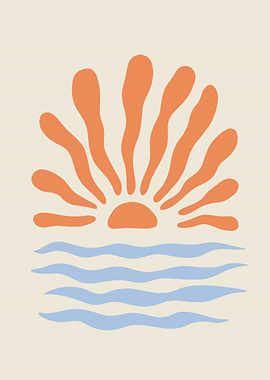 Tropical Sun Abstract