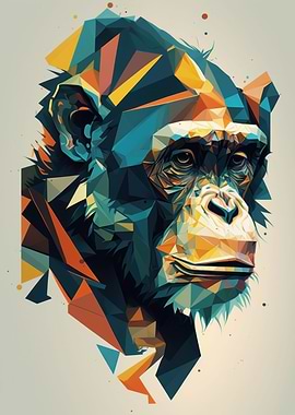 Abstract Chimpanzee Design