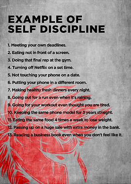 Self Discipline