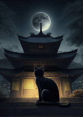 The Moon Night Cat Japan