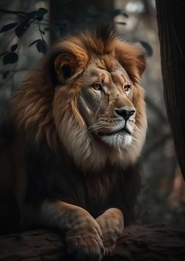 GoldenManed Lion King