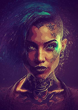 Cyberpunk female 002