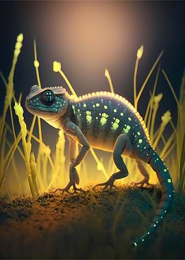 Chameleon Whimsical