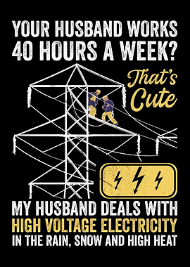 Funny Lineman Wife
