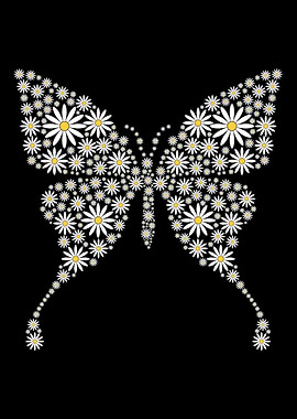 Cute Daisy Butterfly
