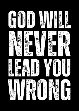 God Christian Cross Quote