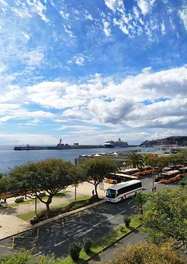 Funchal Harbor Boat Ship