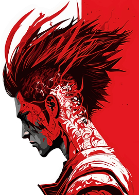 Abstract Rage of Life