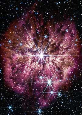 JWST Wolf Rayet WR 124