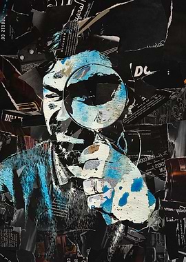 the man with the magnifyin