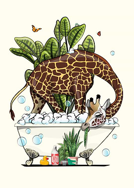 Giraffe in Bath