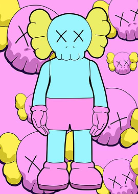 kaws cartoon toys