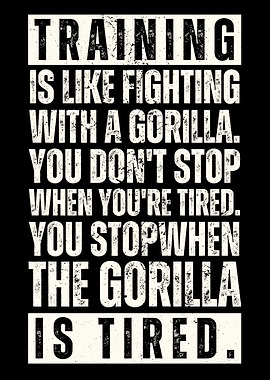 Training is Like Fighting