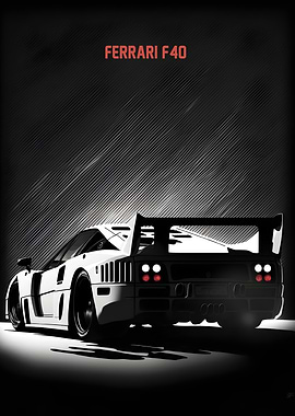 Legendary Ferrari F40 Car