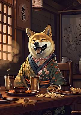 Shiba Inu Japanese Food