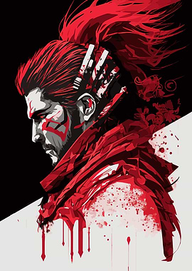 Japanese Cyberpunk Samurai