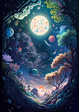 crazy Space Landscape