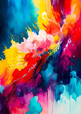 Chaotic Life Abstract Art