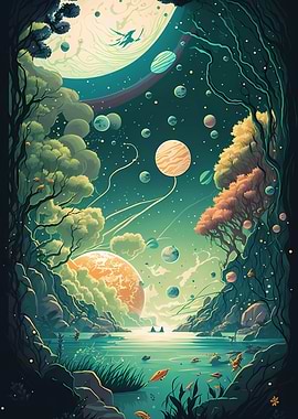 crazy Space Landscape