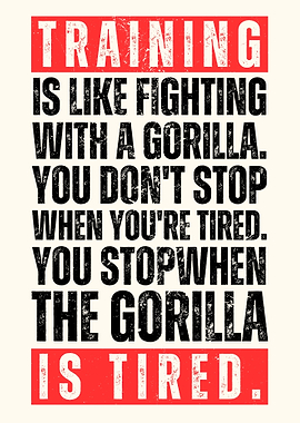 Training is Like Fighting