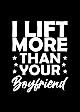I lift more