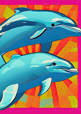 Pop Art Dolphin 01